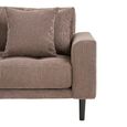 Lido Sofa - 3 Seater - Corduroy Style - Brown - Fabric