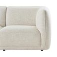 Noor Corner Lounge Sofa - with Chaise - RHF - Off White - Fabric