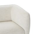 Noor Corner Lounge Sofa - with Chaise - RHF - Off White - Fabric