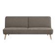 Swan Sofa Bed - 2 Seater - Grey - Fabric
