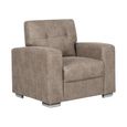 Hampton Sofa - 3+1+1 Seater - Taupe - Fabric