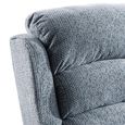 Windsor Electric Recliner Armchair - Steel Blue - Fabric