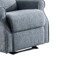 Windsor Electric Recliner Armchair - Steel Blue - Fabric