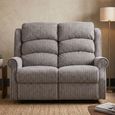 Windsor Electric Recliner Sofa - 2 Seater - Latte - Fabric