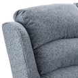 Windsor Electric Recliner Sofa - 2 Seater - Steel Blue - Fabric