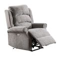 Windsor Electric Recliner Sofa - 3+1+1 Seater - Latte - Fabric