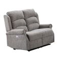 Windsor Electric Recliner Sofa - 3+2 Seater - Latte - Fabric