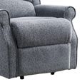 Windsor Lift & Tilt Electric Recliner Armchair - Single Motor - Steel Blue - Fabric