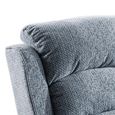 Windsor Manual Recliner Armchair - Steel Blue - Fabric