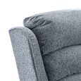 Windsor Manual Recliner Sofa - 2 Seater - Steel Blue - Fabric