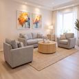 Buoyant Atlantis Fabric Sofa Set - 2+1+1 Seater - Variation Available