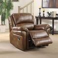 Clearance - Farnham Recliner Armchair - Tan Leather - FSS17518