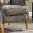 Clearance - Lisbon Fireside Armchair - Latte Fabric - FSS17525