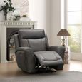 Nico Power Recliner Armchair - Charcoal - Fabric