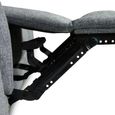 Linden Grey Fabric 3+1+1 Seater Electric Recliner Sofa Set thumbnail 5