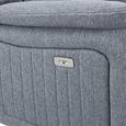 Linden Electric Recliner Sofa Set - Grey Fabric - 3+2+1 Seater