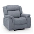 Linden Grey Fabric Recliner Armchair thumbnail 2