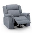Linden Grey Fabric Recliner Armchair thumbnail 3