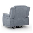 Linden Grey Fabric Recliner Armchair thumbnail 5