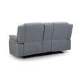 Linden Grey Fabric 2 Seater Recliner Sofa thumbnail 5