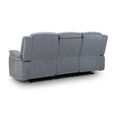 Linden Grey Fabric 3 Seater Recliner Sofa thumbnail 5