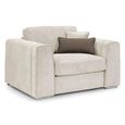 Naples Beige Fabric Armchair thumbnail 2