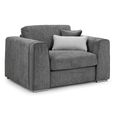 Naples Grey Fabric Armchair thumbnail 2
