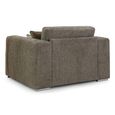 Naples Mocha Fabric Armchair thumbnail 3