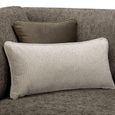 Naples Mocha Fabric Large Corner Sofa thumbnail 5