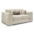 Naples Beige Fabric 2 Seater Sofa thumbnail 2