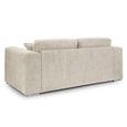 Naples Beige Fabric 3 Seater Sofa thumbnail 4