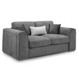 Naples Grey Fabric 2 Seater Sofa thumbnail 2