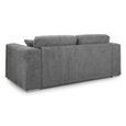 Naples Grey Fabric 3 Seater Sofa thumbnail 4