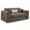 Naples Mocha Fabric 2 Seater Sofa thumbnail 2
