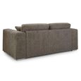 Naples Mocha Fabric 3 Seater Sofa thumbnail 4