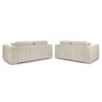Naples Beige Fabric 3+2 Seater Sofa Set thumbnail 4