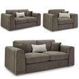 Naples Mocha Fabric 3+2+1 Seater Sofa Set thumbnail 2