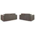 Naples Mocha Fabric 3+2 Seater Sofa Set thumbnail 4