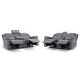 Galaxy Tech Grey Fabric 3+2 Seater Sofa Set thumbnail 2