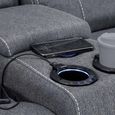 Galaxy Tech Grey Fabric 3+2 Seater Sofa Set thumbnail 5