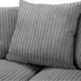 Harley Jumbo Grey Fabric LHF Corner Sofa thumbnail 4