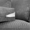 Harley Jumbo Grey Fabric 2 Seater Sofa thumbnail 4