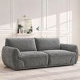 Angelo Sofa - 3 Seater - Grey - Fabric