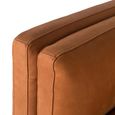 Aswan Cognac Tan Leather 3 Seater Sofa thumbnail 4