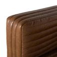 Keops Vintage Cognac Brown Leather 3 Seater Sofa thumbnail 5