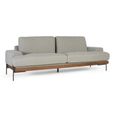 Mycerinos Modern Grey Fabric 3 Seater Sofa thumbnail 2