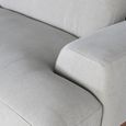 Mycerinos Modern Grey Fabric 3 Seater Sofa thumbnail 5