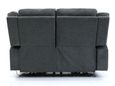 Alva Electric Recliner Sofa - Graphite Fabric - 2 Seater