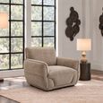 Angelo Beige Fabric Armchair thumbnail