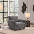 Angelo Grey Fabric Armchair thumbnail
